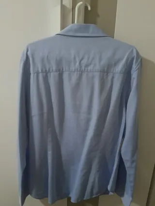 Camisa Zara Mujer Azul
