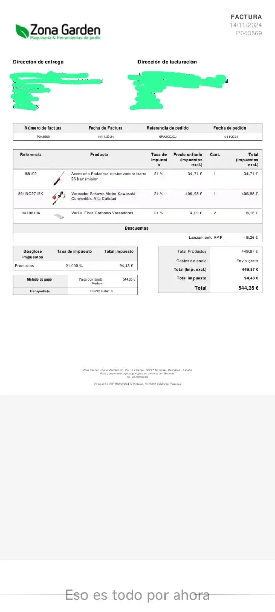 Vareadora gasolina multifunción
