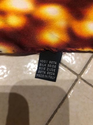 Foulard in pura seta con stampa Fremont