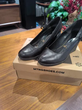 Zapatos plataforma marrón mujer