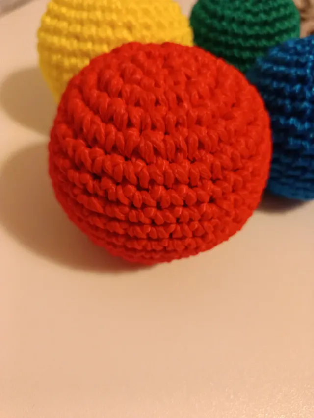 Bolas de crochet decorativas (Set de 4)