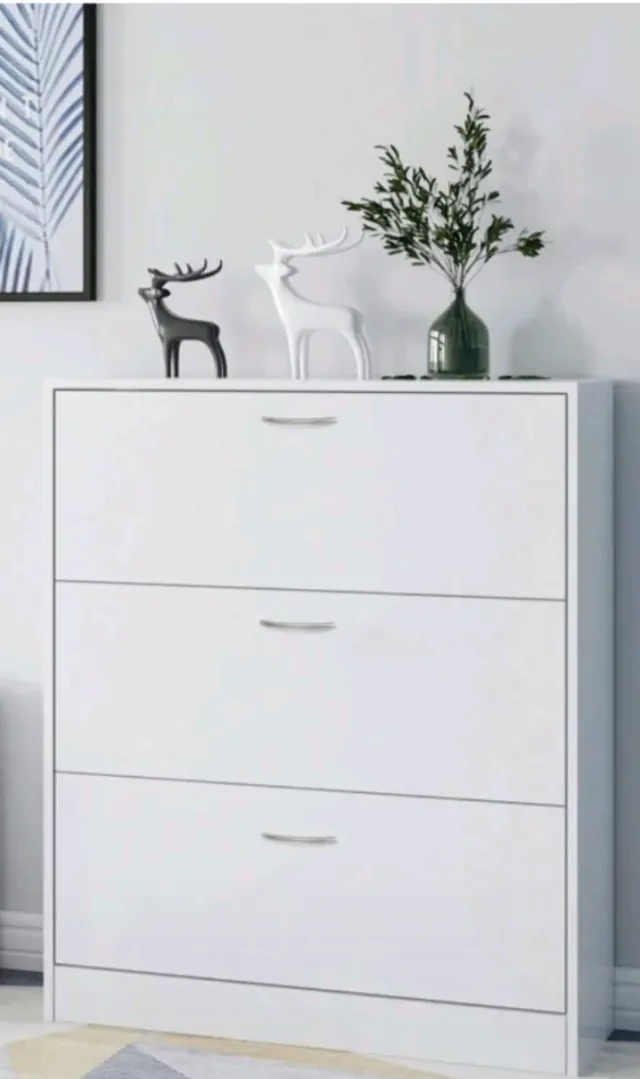 Zapatero blanco gran capacidad