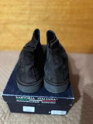 Stivaletti Camoscio Sartoria Italiana Tg 42