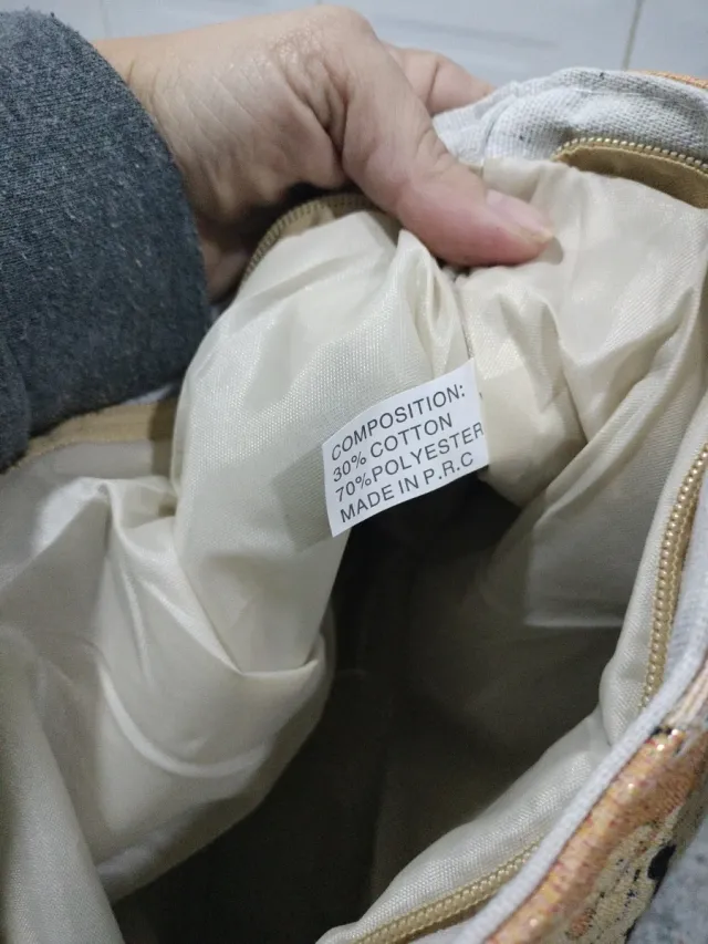 Bolso de tela estilo vintage París