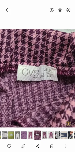 Pantaloni OVS bambina 4 anni
