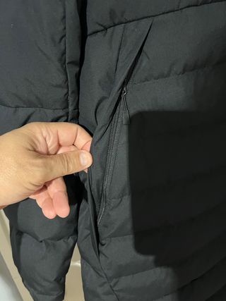 Chaquetón largo Nike Talla L Negro