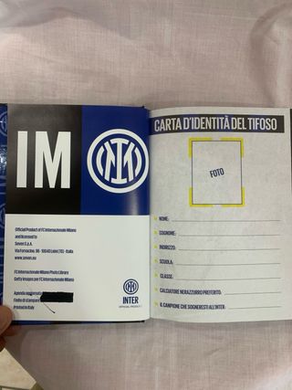 Agenda Diario FC Inter 1908 nuova