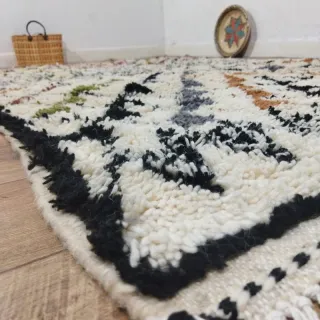 Tappeto artigianale Kilim multicolore in lana