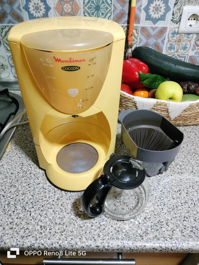 Cafeteira Moulinex Cocoon Amarela