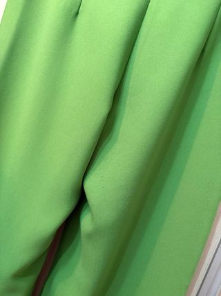 Pantalón campana verde
