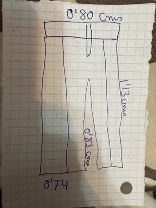 Pantalón campana verde