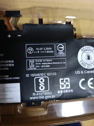 Batería Lenovo ThinkPad 15.2V 3200mAh