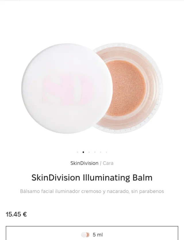 Bálsamo Iluminador Skindivision Dorado Rosado