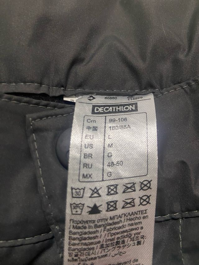 Pantalón de esquí Wed'ze hombre gris