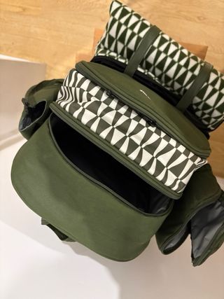Mochila Picnic VonShef Verde con Manta