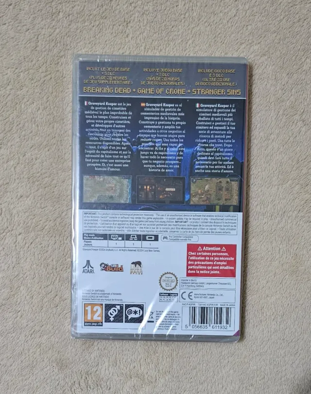 PRECINTADO Graveyard Keeper Undead Edition Switch