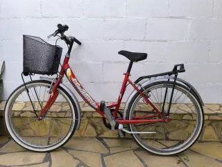 Bicicleta Paseo Lombardo Roja