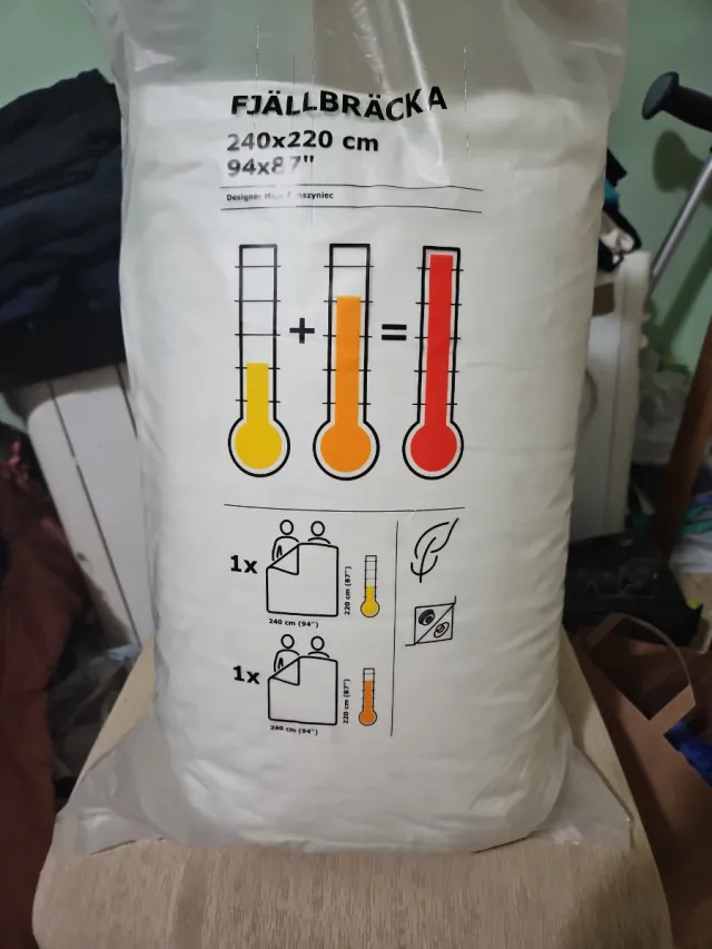 Edredón FJÄLLBRÄCKA 240x220cm sin estrenar