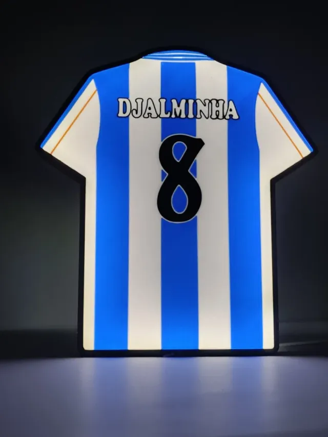 Lámpara Camiseta Djalminha Deportivo Coruña