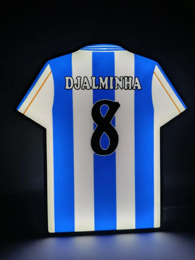 Lámpara Camiseta Djalminha Deportivo Coruña