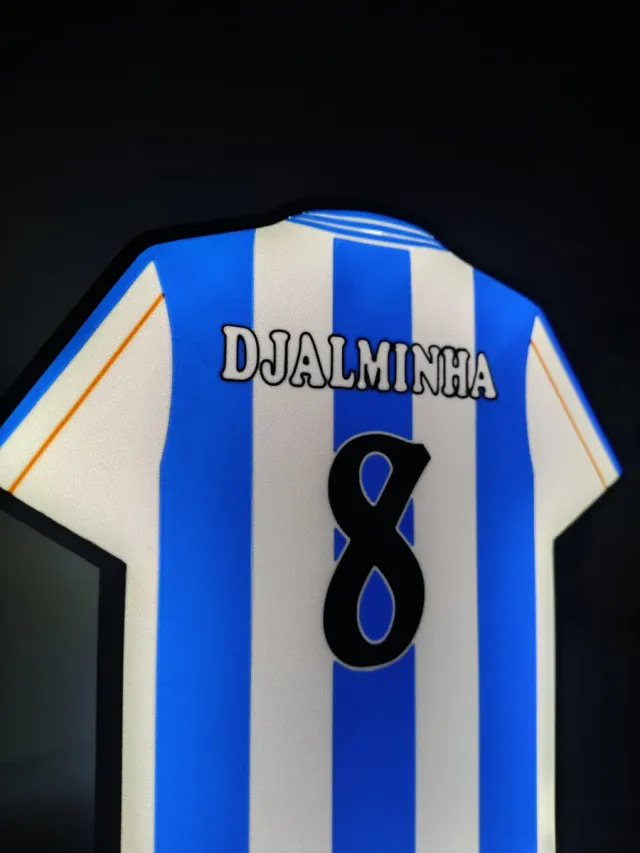 Lámpara Camiseta Djalminha Deportivo Coruña