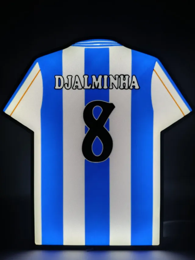 Lámpara Camiseta Djalminha Deportivo Coruña