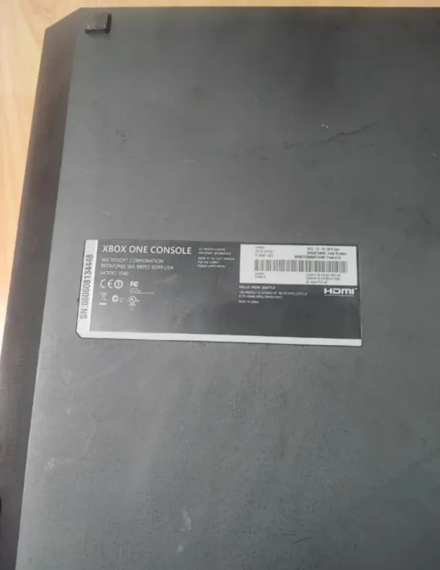 Consola Xbox One Negra