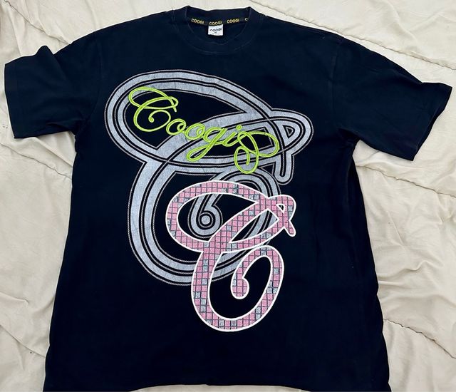 Camiseta Coogi XL Negra Multicolor