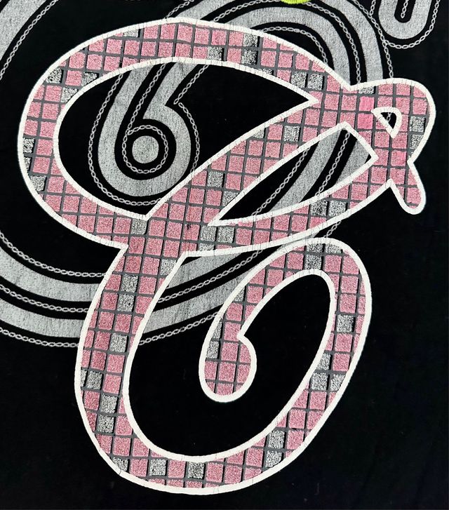 Camiseta Coogi XL Negra Multicolor