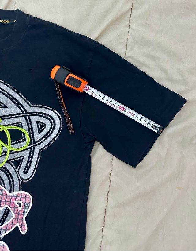 Camiseta Coogi XL Negra Multicolor