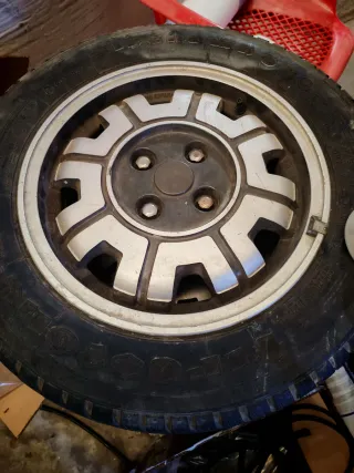 4 Llantas Renault 11 Turbo con Neumáticos