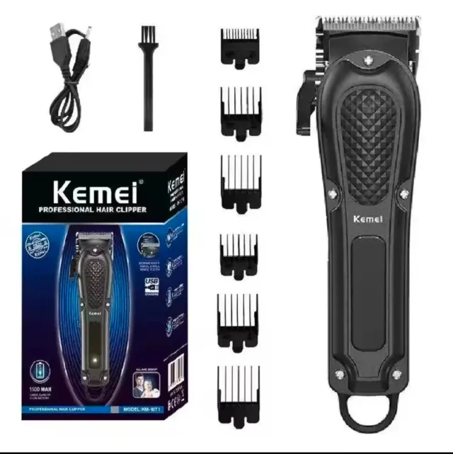 Máquina Cortar Pelo Kemei KM-1071 Negra