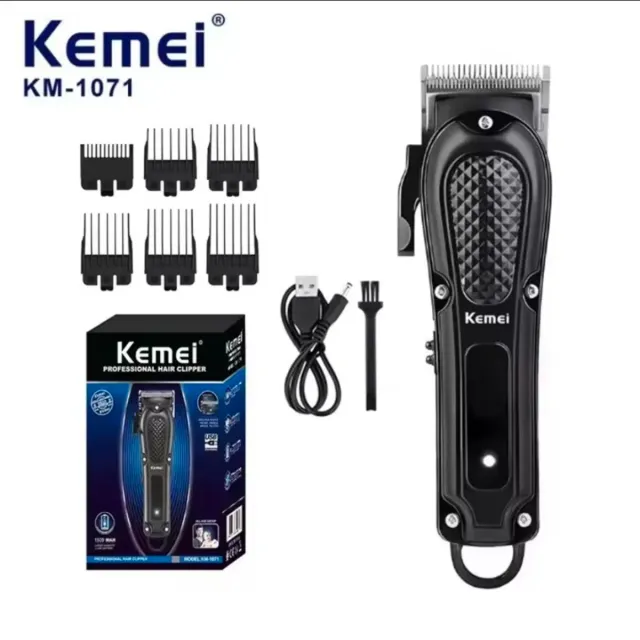 Máquina Cortar Pelo Kemei KM-1071 Negra