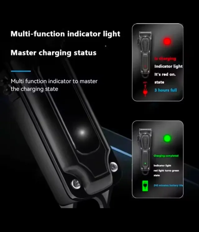 Máquina Cortar Pelo Kemei KM-1071 Negra