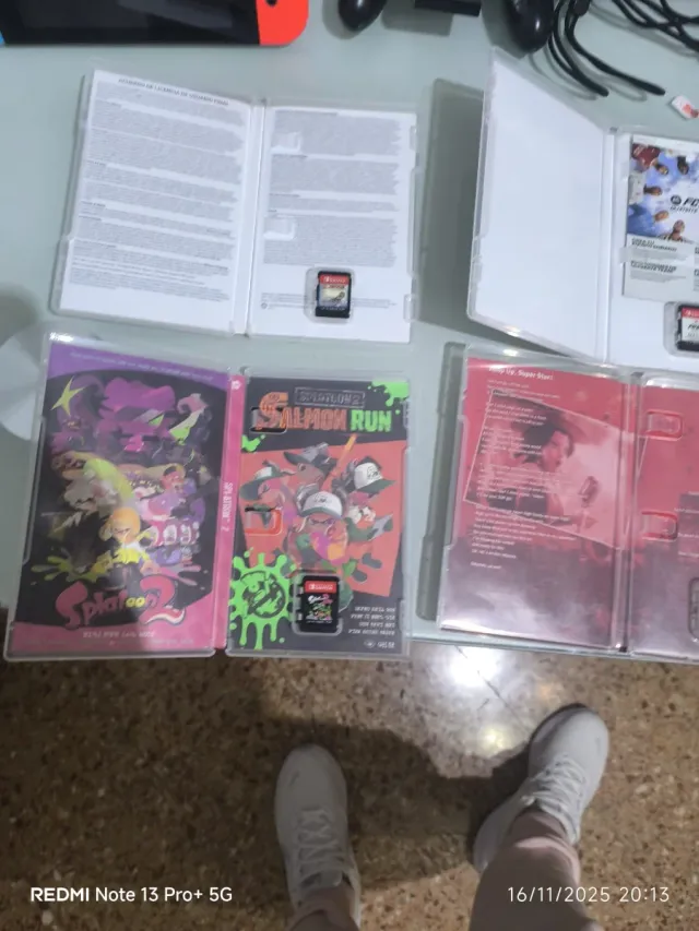 Lote 5 Juegos Nintendo Switch: FIFA, Splatoon, Mar