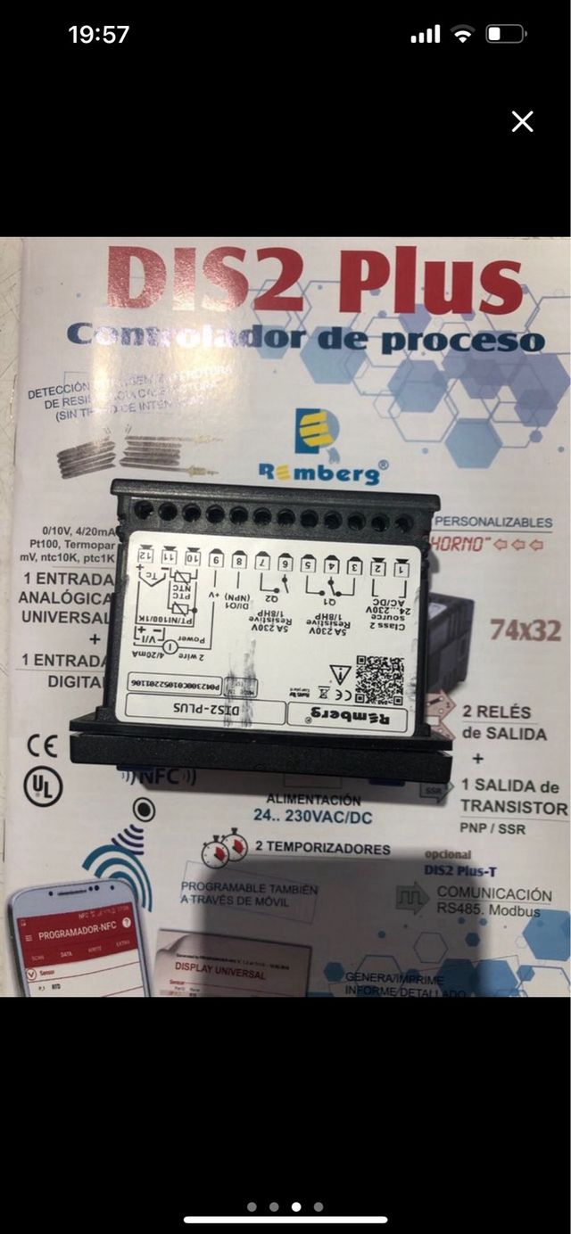 Controlador de proceso Remberg DIS2 Plus