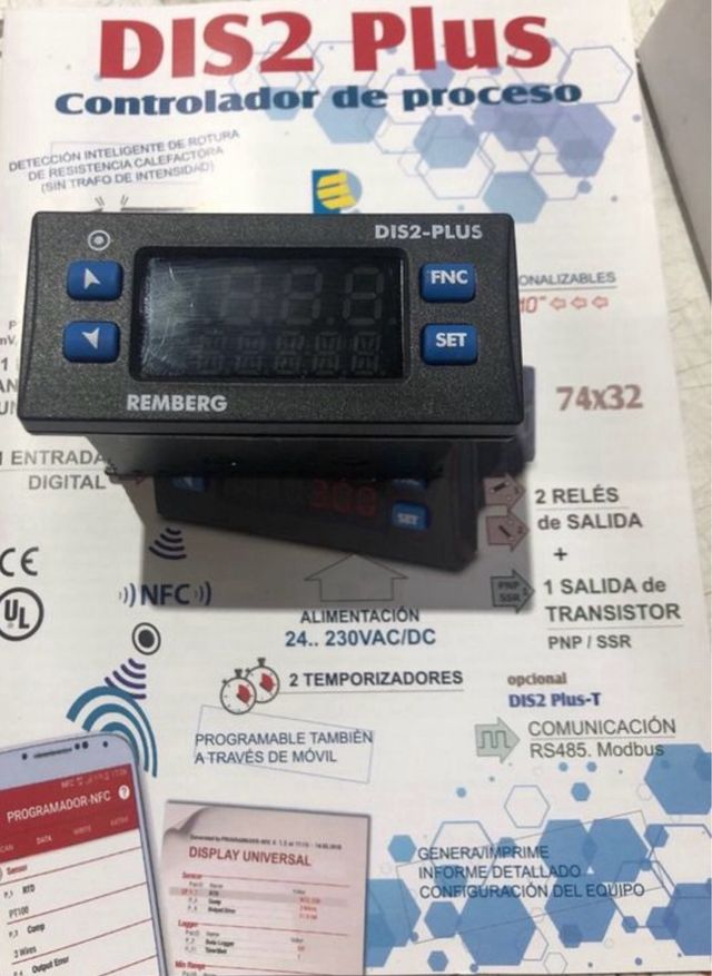 Controlador de proceso Remberg DIS2 Plus