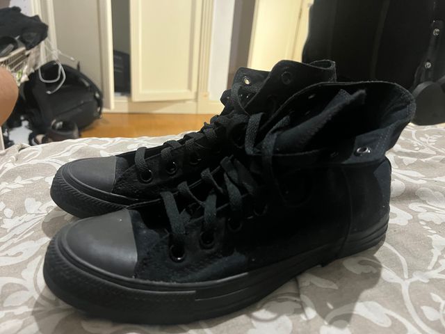 Converse Negras unisex Talla 42