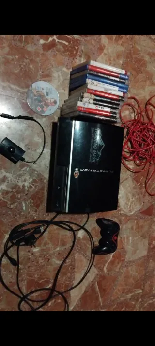 Ps3 con juegos y mando