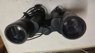 Estuche de cuero para prismáticos antiguos