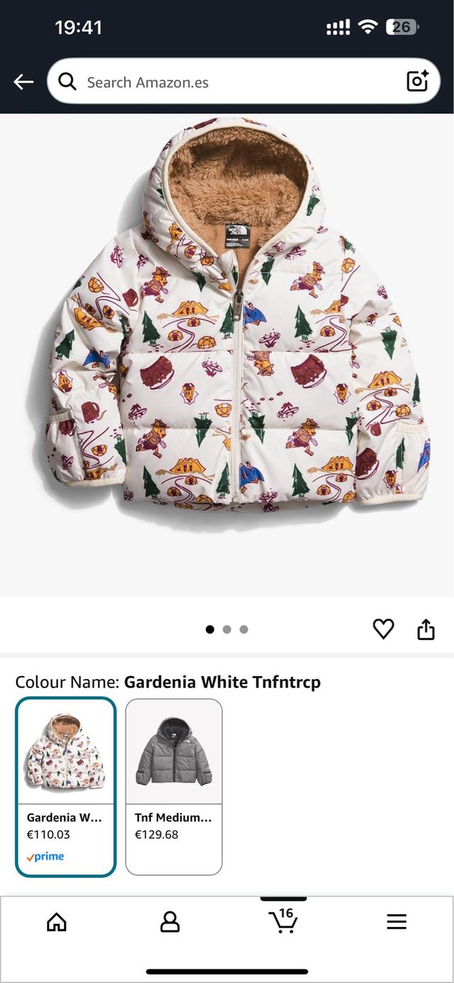 Abrigo The North Face Unisex Estampado