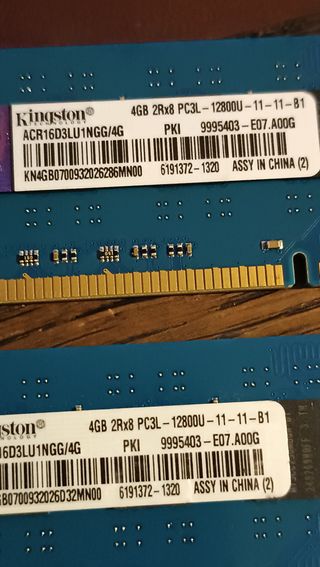 Kingston 4GB PC3L-12800U RAM