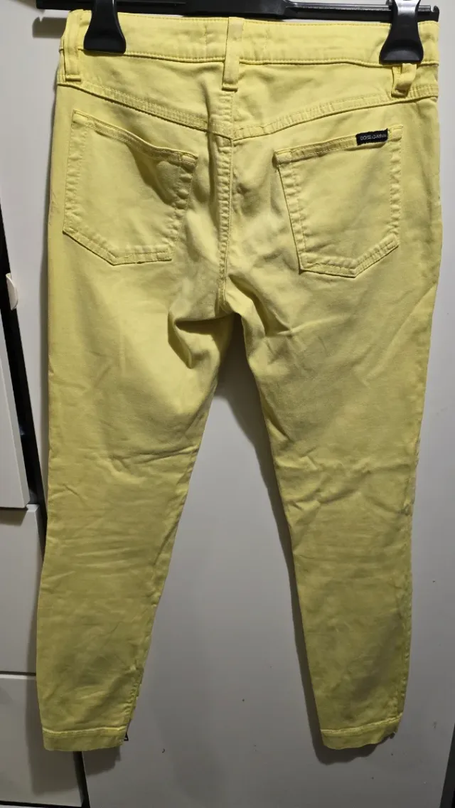 Pantalón Dolce & Gabbana Amarillo Talla 38