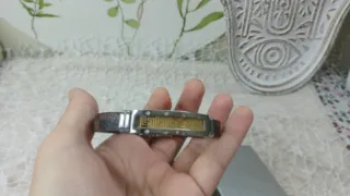 Pulsera Piel y Acero Hombre 22cm