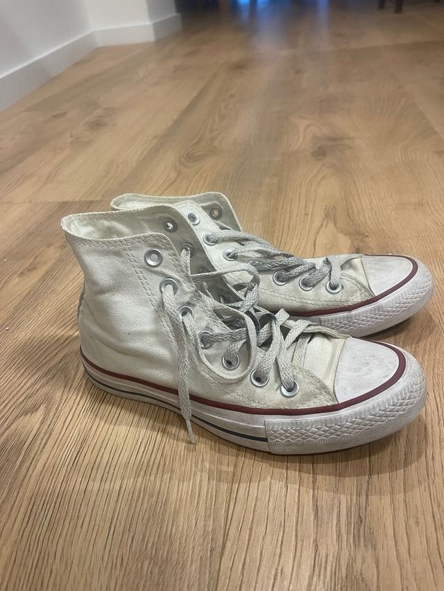Converse Blancas Caña Alta