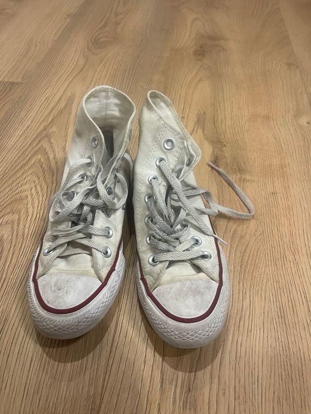 Converse Blancas Caña Alta