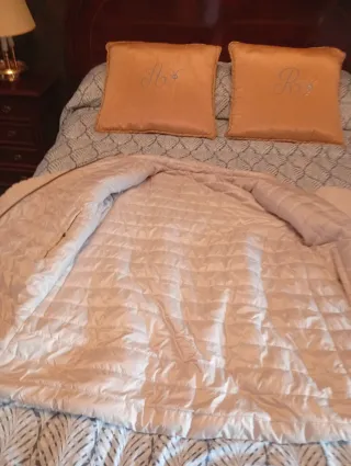 Abrigo pelo Ana Mora beige talla 46