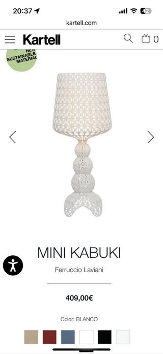 Lampada da design mini Kibuki Kartell