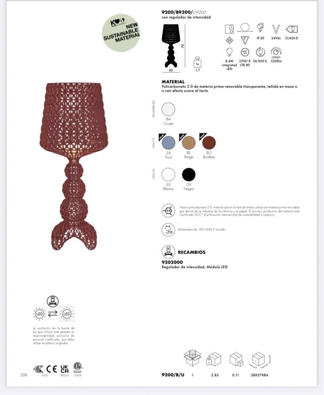 Lampada da design mini Kibuki Kartell