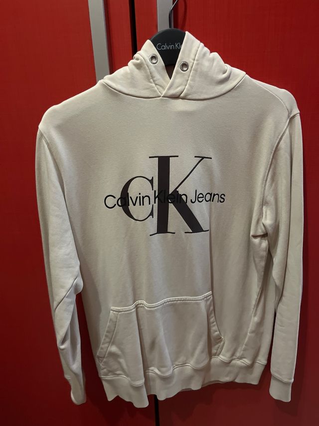 Sudadera Calvin Klein Beige
